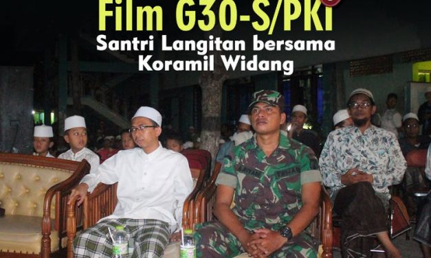 Nobar Film G30S PKI juga Diadakan di Langitan
