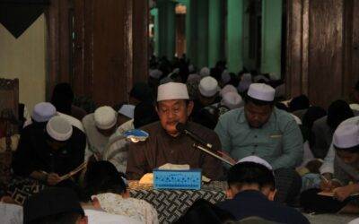 Khataman Pengajian Kitab Irsyadul Ibad di Musala Agung