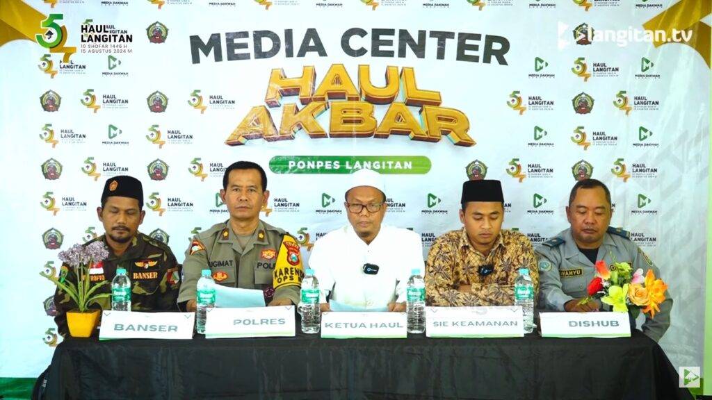 Konferensi Pers Panitia Haul Akbar Langitan ke-54: Himbauan Keamanan dan Pengaturan Lalu Lintas